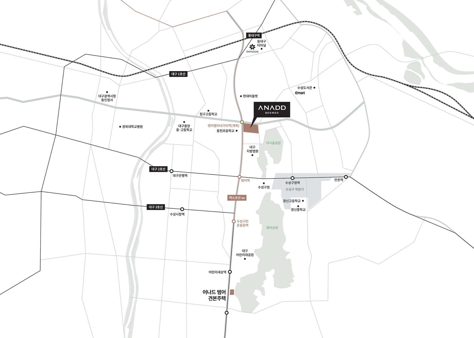 어나드범어 입지환경